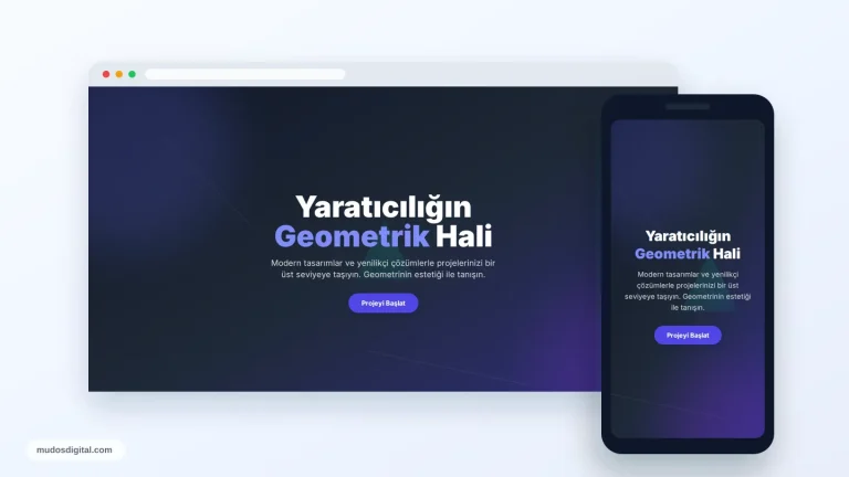 Yaratıcılığın Geometrik Hali responsive desktop and mobile preview
