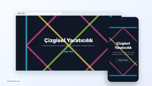 SVG Çizim Animasyonlu Hero responsive desktop and mobile preview